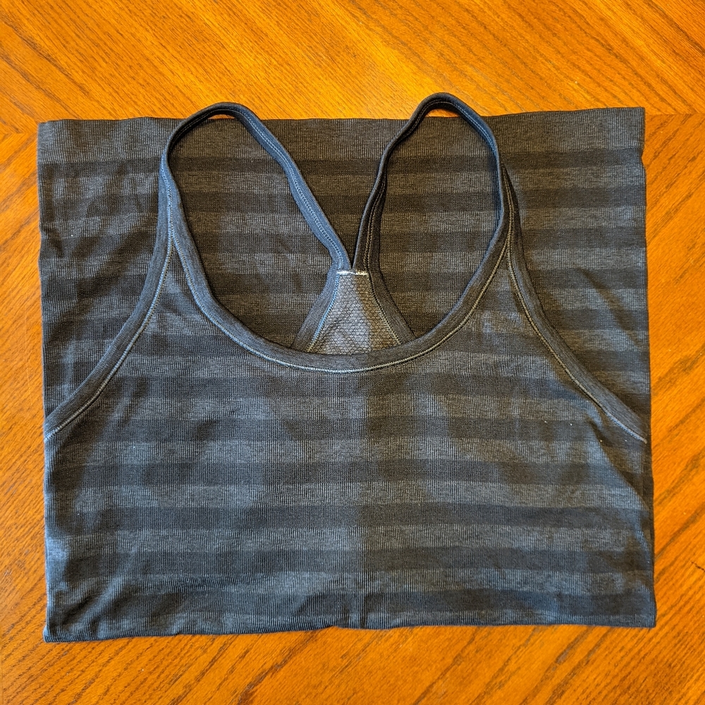 Lululemon Power Y Tank with Built-in Bra black
